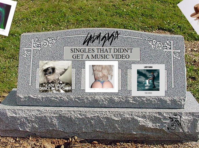 TheUKGaga's tweet photo. Today we shall mourn the death of these singles music videos... https://t.co/x70vGeVj2f