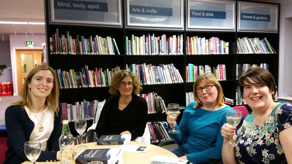 RothLibraries's tweet photo. We've got over 45 #ReadersGroups in #Rotherham, with fantastic names like #ReadingBetweentheWines &amp; #PageAgainsttheMachine #NRDG17 https://t.co/zV9xGv83p5