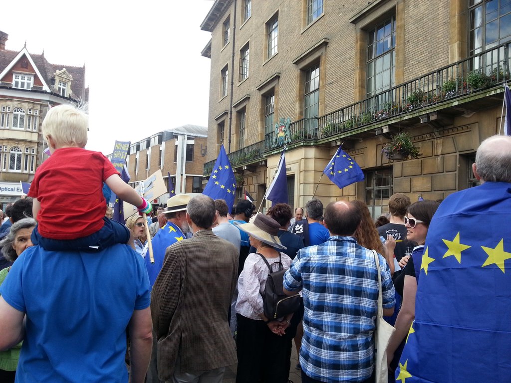Cambridge4Hamon's tweet photo. Cambridge, today #IloveEU https://t.co/hweOp5QACU