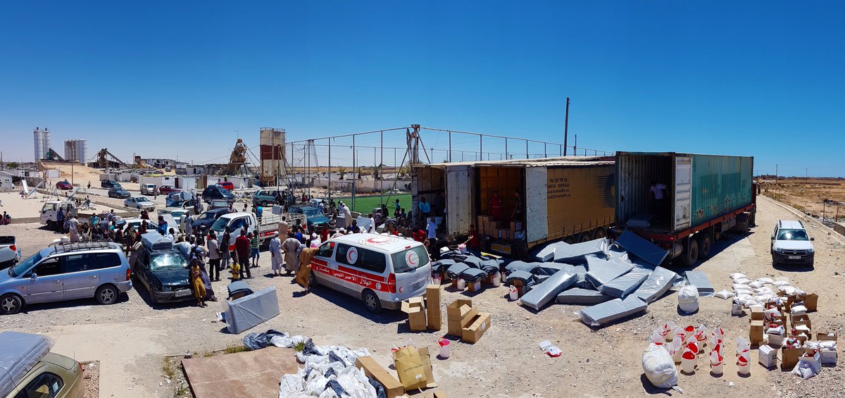 ICRC_lby's tweet photo. We suppported with #LibyaRC +4600 displaced in #Tokra #Marj #Labraq #Qobba with food &amp; 3600 returnees in #Benghazi with food &amp;non-food items https://t.co/1lQqgHFt7y