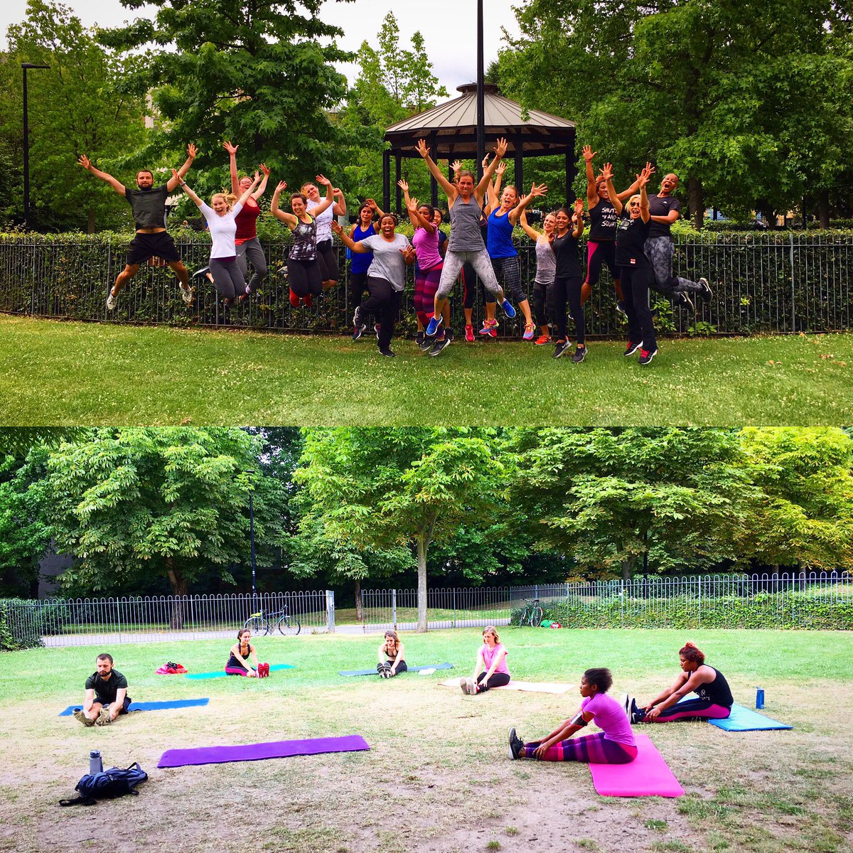 chantalwpolefit's tweet photo. It was so nice to be back in #ropemakersfields for @OurParksUK classes today 😀#turnuptoneup #naturesgym @MerrellUK https://t.co/N0IY9ZdAdu