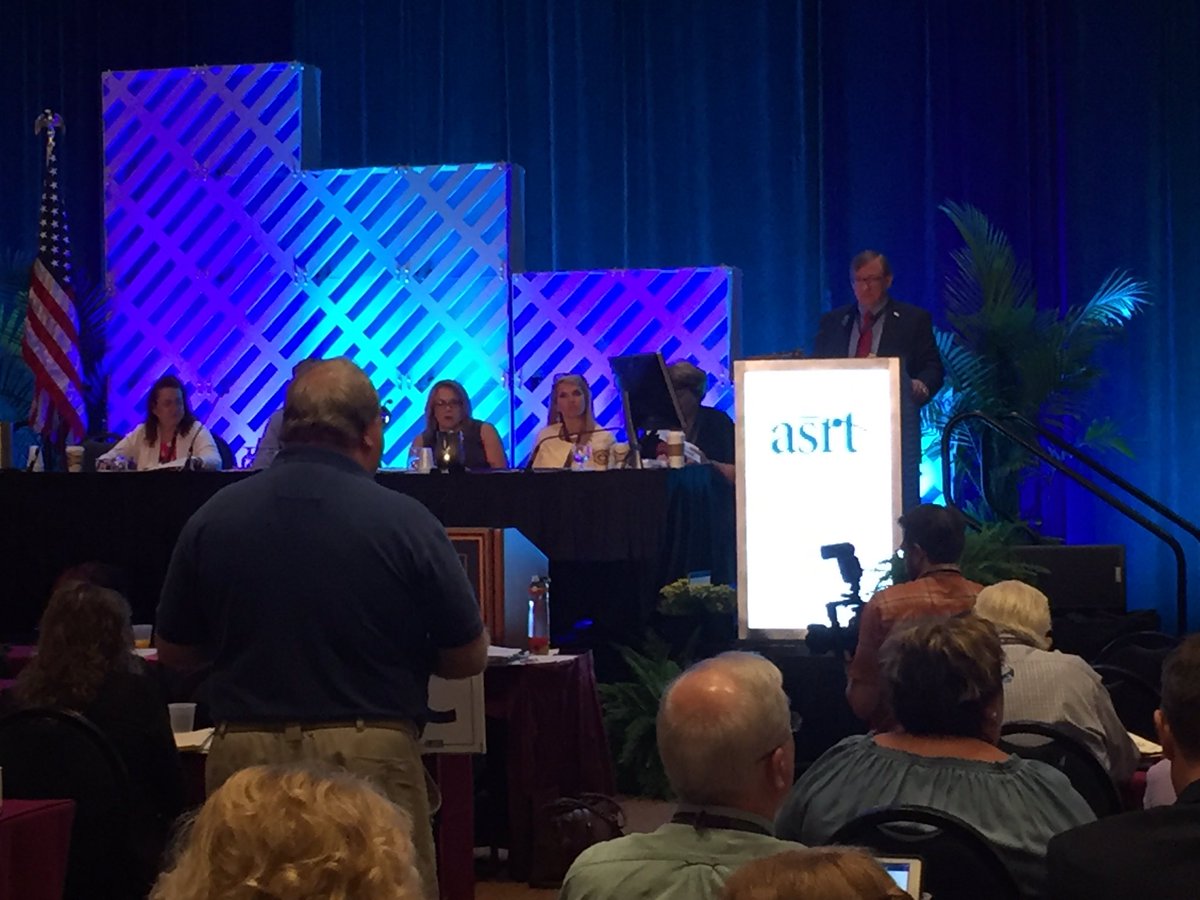 ASRT's tweet photo. Commission Hearing is underway. #ASRTOrlando https://t.co/UtxEe5sLGI