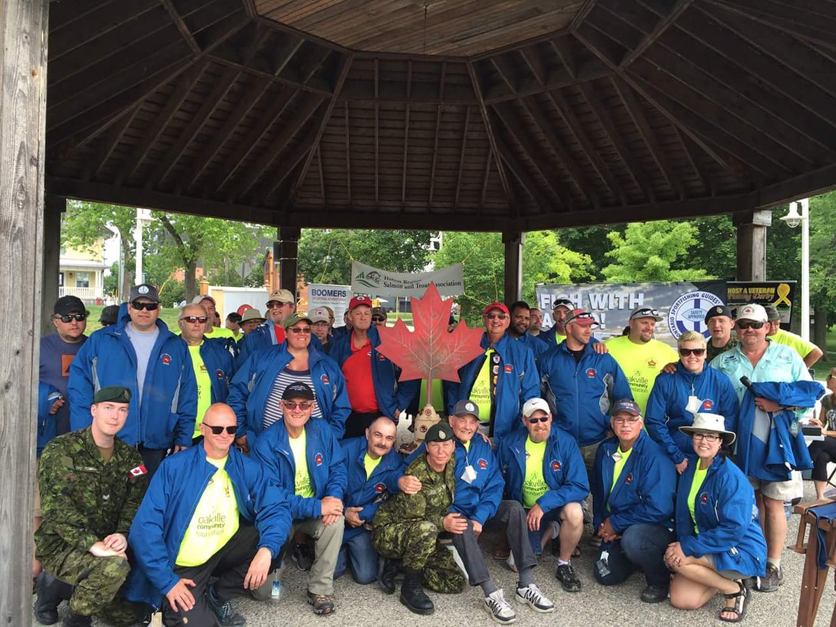 HostAVeteran's tweet photo. Can't believe 2017 #veteranssalmonderby happened already one week ago today. Picture of the Veterans who went out on 30+ boats. https://t.co/zdE7AMrxGM