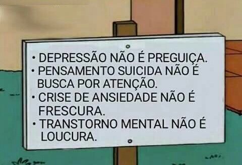 GemmaFito's tweet photo. #ComoÉQuePode alguém dizer que depressão é frescura? Aqui vai um recadinho https://t.co/L0NgJyD4vv