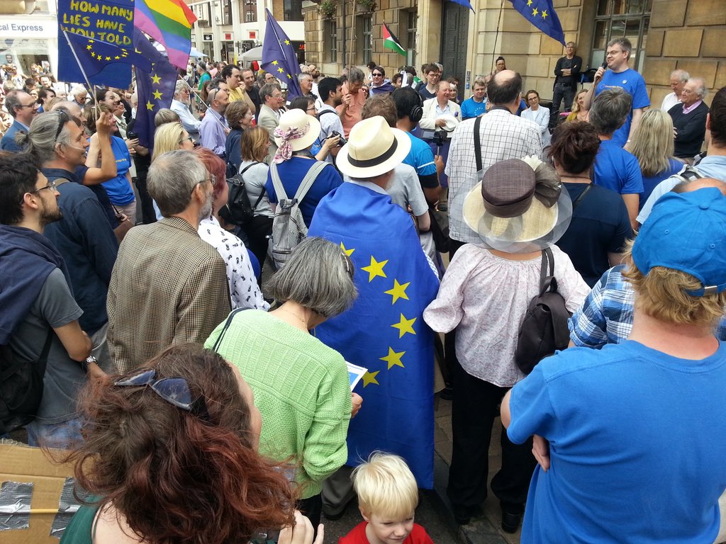 Cambridge4Hamon's tweet photo. - Are you here to support a hard Brexit?
- No!
- Are you here to support a soft Brexit?
- NO!
- Are you here to stop Brexit?
- YES!! https://t.co/qb6xl5zJJu