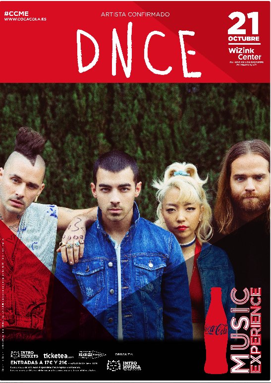 SPAINDNCE's tweet photo. DNCE (@DNCE) ESTARÁ EN ESPAÑA EN OCTUBRE DE LA MANO DE #CCME TODA LA INFO SOBRE EL CONCI Y PROYECTOS >> 
https://t.co/GQUAUUluan https://t.co/zOXesxmzqZ