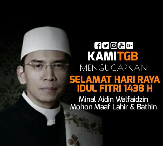 Rama_dhan80's tweet photo. “Minal Aa’idin Wal Faa’iziin”
Taqobbalallohu Minna wa Minkum
Mohon Maaf Lahir &amp; Bathin.
#TGB2019
@IwanPiliang7 https://t.co/8JtEG38mbW