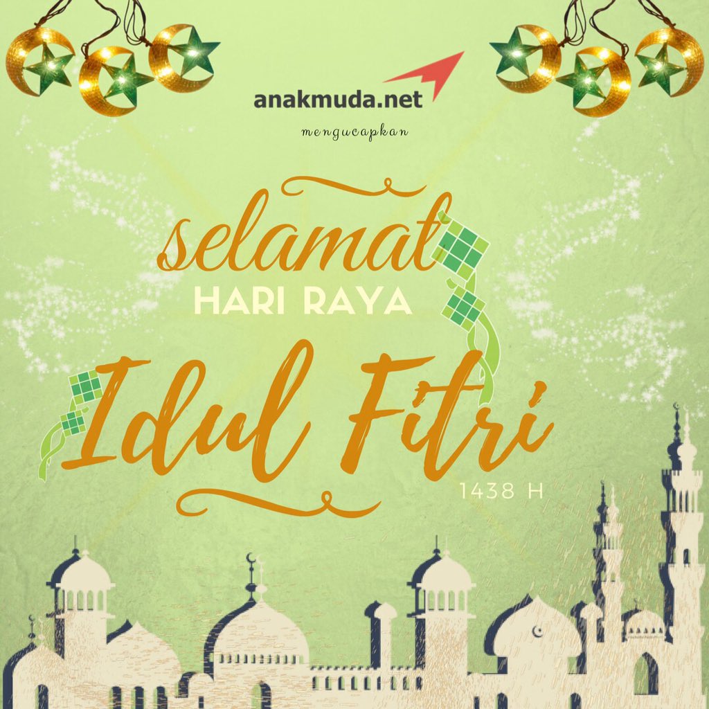 Sebulan sudah kita berpuasa, sekarang marilah kita menuju Hari Kemenangan. Selamat Hari Lebaran, Anakmuda! Mohon maaf lahir dan batin. :)