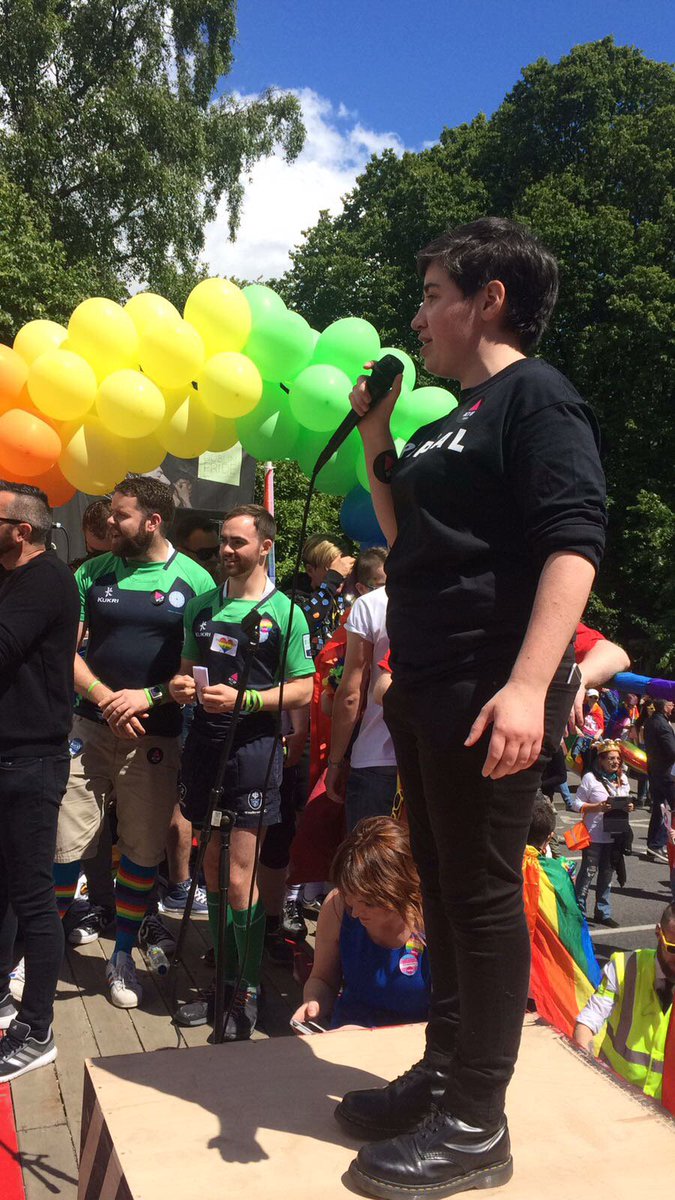 DublinPride's tweet photo. What a beautiful day to spend with all you beautiful people! Head over to St. Stephens Green until the #DublinPride parade kicks off @ 2pm. https://t.co/MQ7E6UO6D1