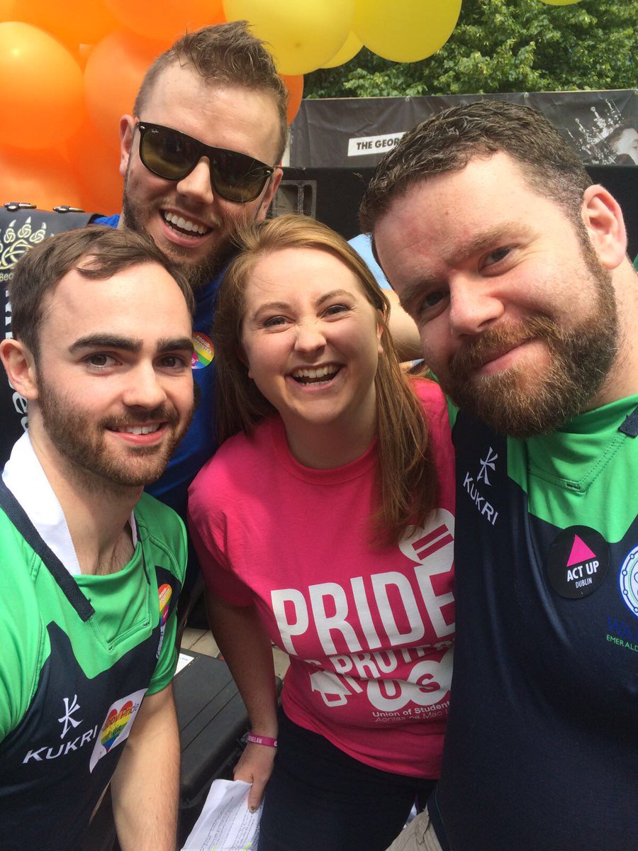 What a beautiful day to spend with all you beautiful people! Head over to St. Stephens Green until the #DublinPride parade kicks off @ 2pm.