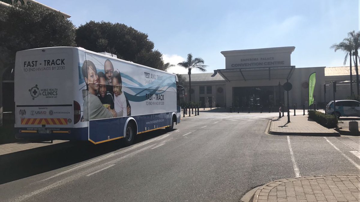 MobileHealthC's tweet photo. The #MHC Test & Treat mobile unit is on-site at the NHLS #PathRed Conference. Record number of attendees this year!! https://t.co/Lkq8uH1rK8