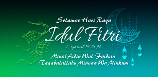SMA AL ISLAM 1 SURAKARTA mengucapkan "SELAMAT HARI RAYA IDUL FITRI 1438 H MOHON MAAF LAHIR &amp; BATIN"