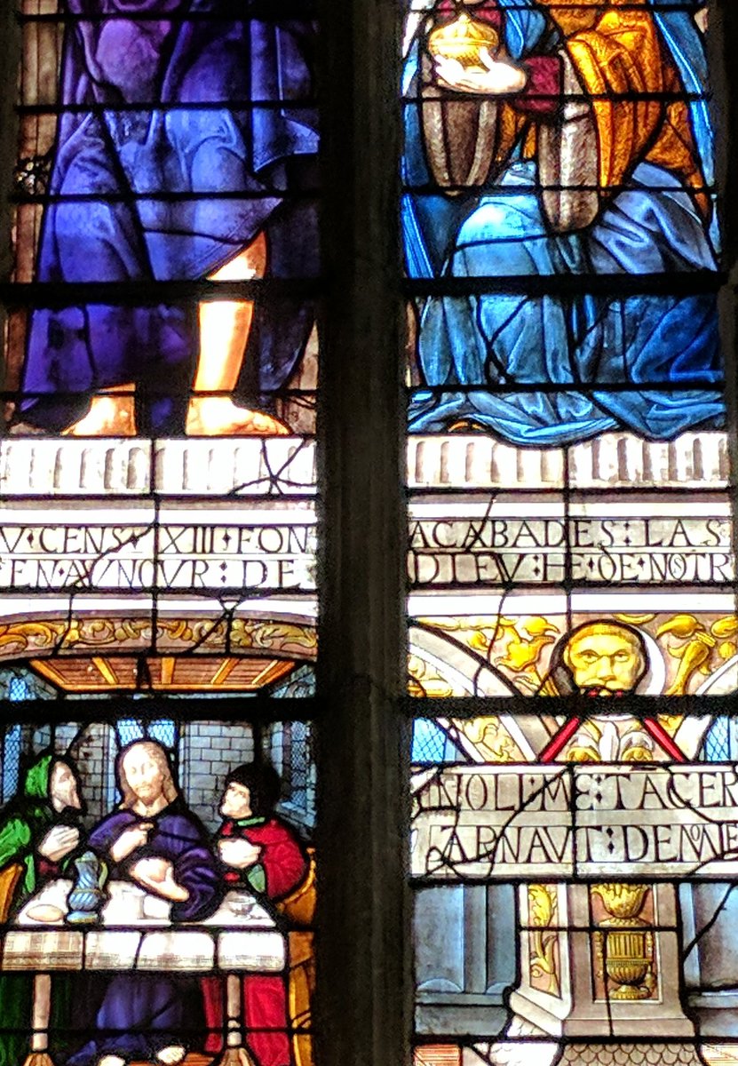 MakingKnowing's tweet photo. Auch Cathedral @MakingKnowing @ps2270 #fr640: virtuoso glass techniques of Arnoud de Mol. https://t.co/1gy0xcROLz