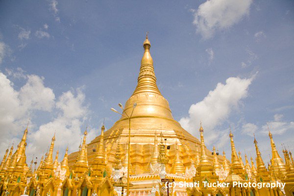 Sharitucker's tweet photo. Get ready for a flash of gold in this #photoessay of #ShwedagonPagoda in #Myanmar https://t.co/l93mL3OxDJ https://t.co/6yCOnQhKRS