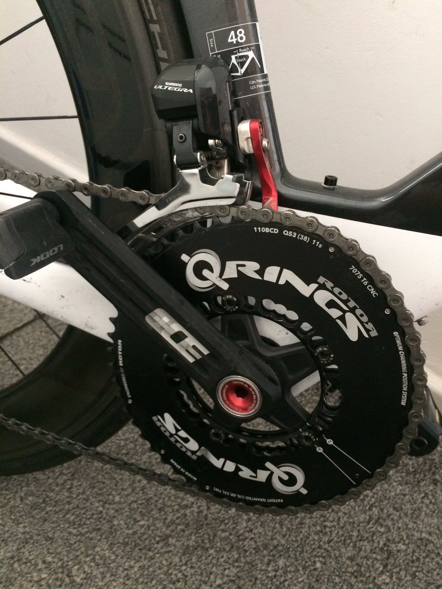 chloeh1603's tweet photo. Thanks Leon Wright @SigmaSport 
Bike is feeling great again. You are so knowledgable!!
#cervelo 
#rotor https://t.co/JLjQcoxqmd
