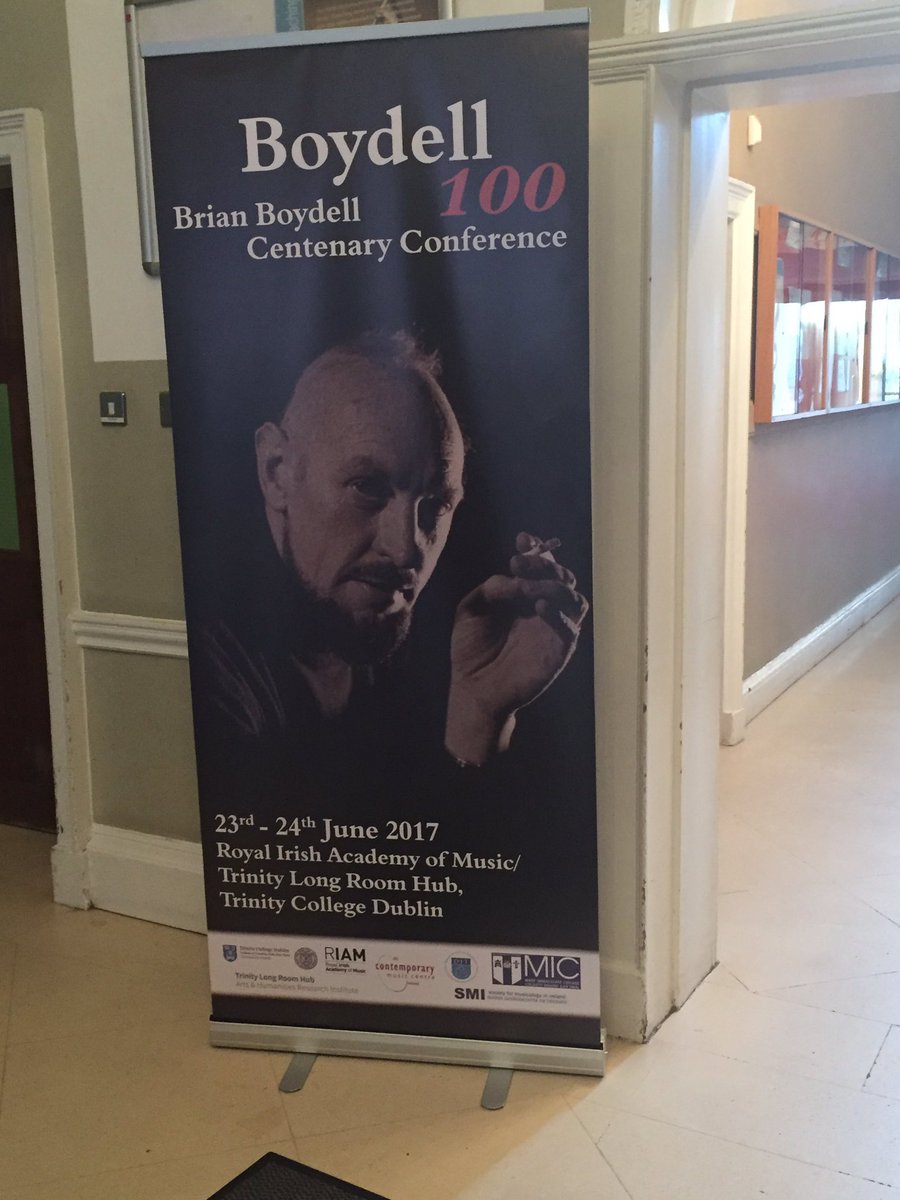 Boydell100's tweet photo. #Boydell100 Day 2 is well underway! Wonderful address by Barra Boydell and heartfelt message from @MaryRobinsonCtr https://t.co/f5nsvTldws
