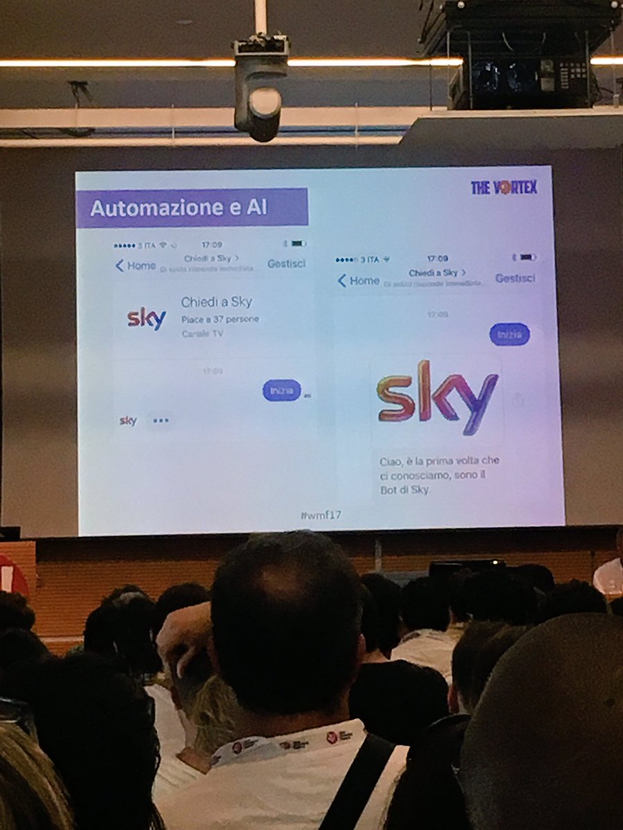 jesuisterun's tweet photo. A @ilfestival @SkyUK e #chatbot
Parliamo di maggiordomi: credo che a me, @giovvan e @IUS_VE siano familiari 😏
 #wmf17 #IusveSocialTeam https://t.co/E5vl9JPEgj