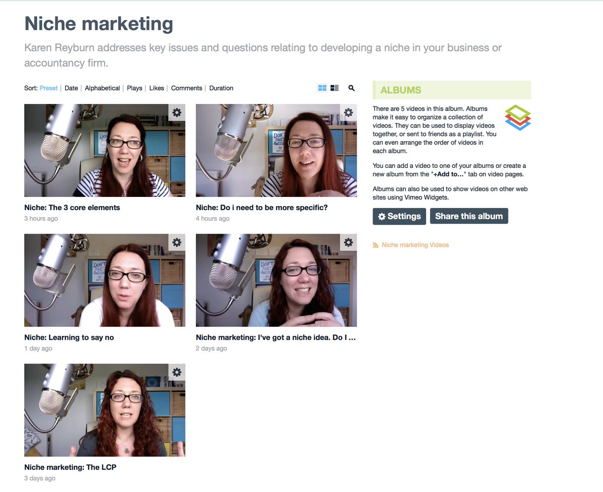 karenlreyburn's tweet photo. ...And now there's a special #niche album on our @ProfitableFirm vimeo channel for you #nicheclub fans :) https://t.co/sOKU5zwQHV https://t.co/REGozZ55yw