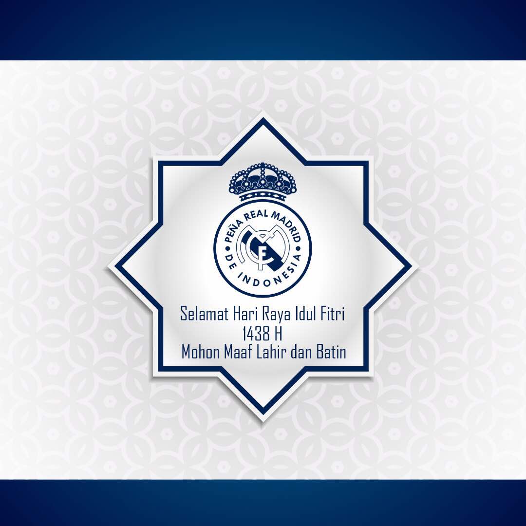 Peña Real Madrid de Indonesia mengucapkan Selamat Hari Raya Idul Fitri 1438 H.

Minal aidin wal faidzin mohon maaf lahir dan batin. 🙏