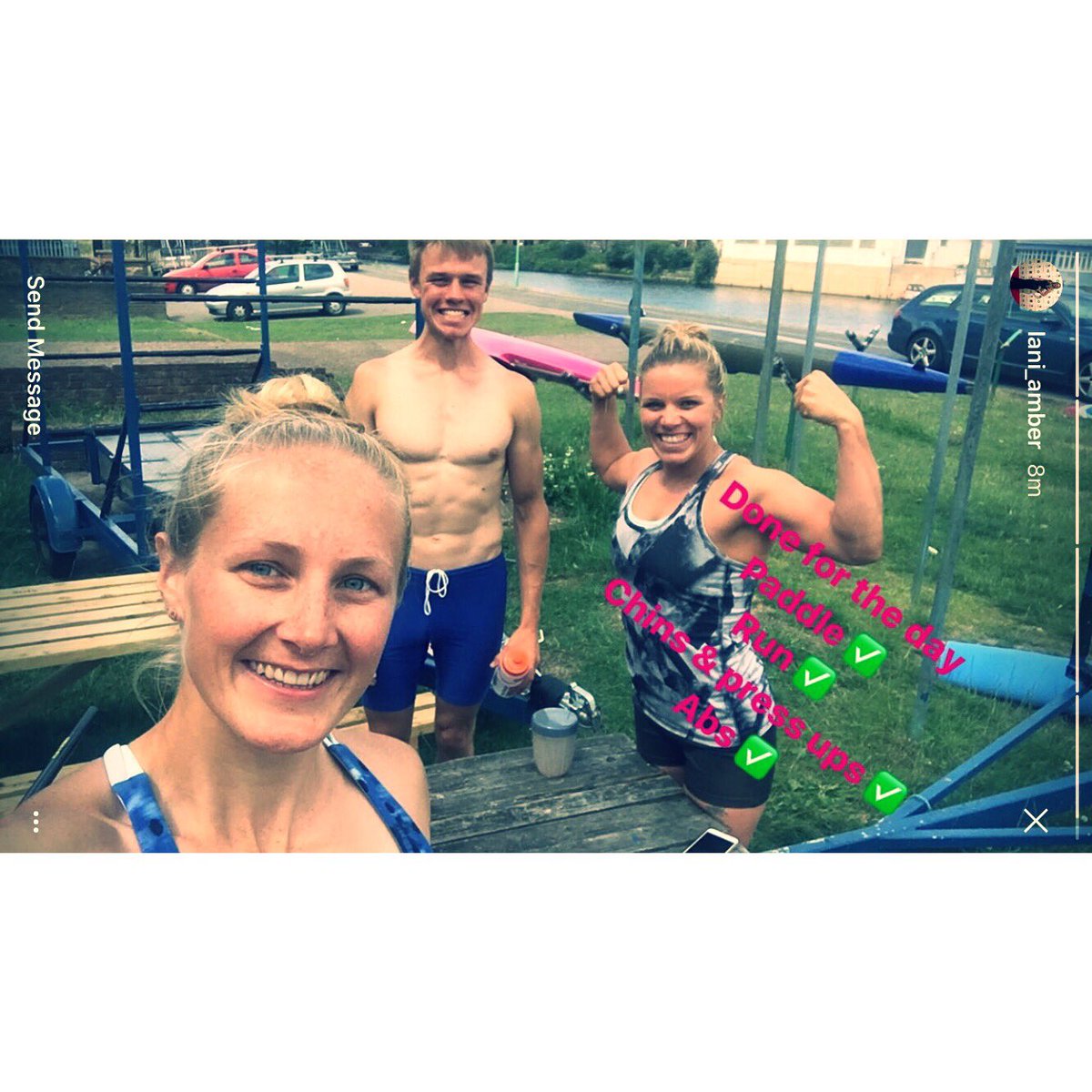 hayleigh_mason's tweet photo. Saturday Morning training smashed with these guys 💪🏼 @lanibelcher #normplan #NKC ❤️💚 https://t.co/J5d6sWb6m0