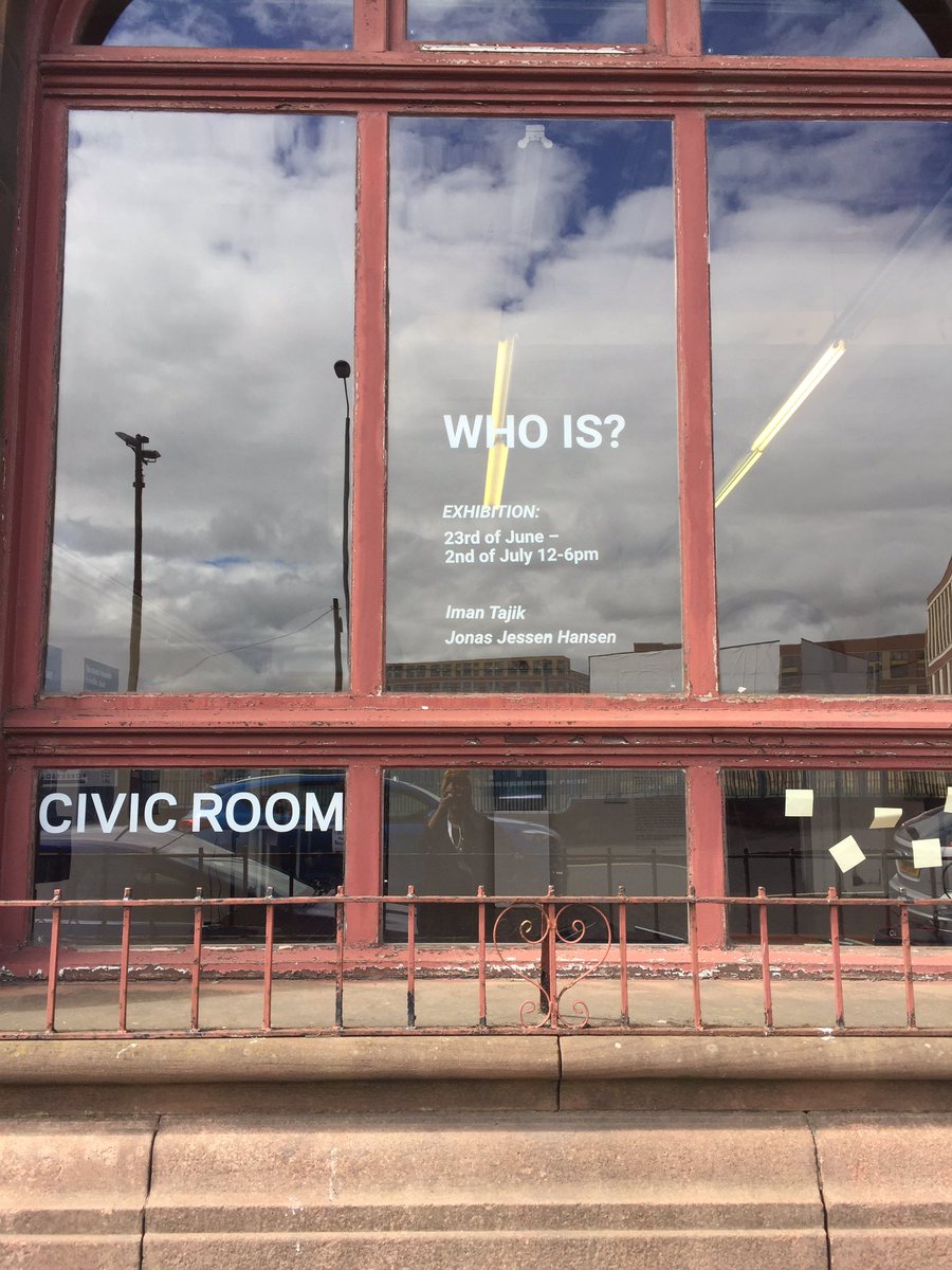 NajmaAbukar's tweet photo. @WHO IS? Project at the Civic Room. Part of #RefugeeFestScot. Discussion with the Artists @ImanTajik and Jonas Jensen Hansen. All Welcome! https://t.co/xRHLb9gkYz