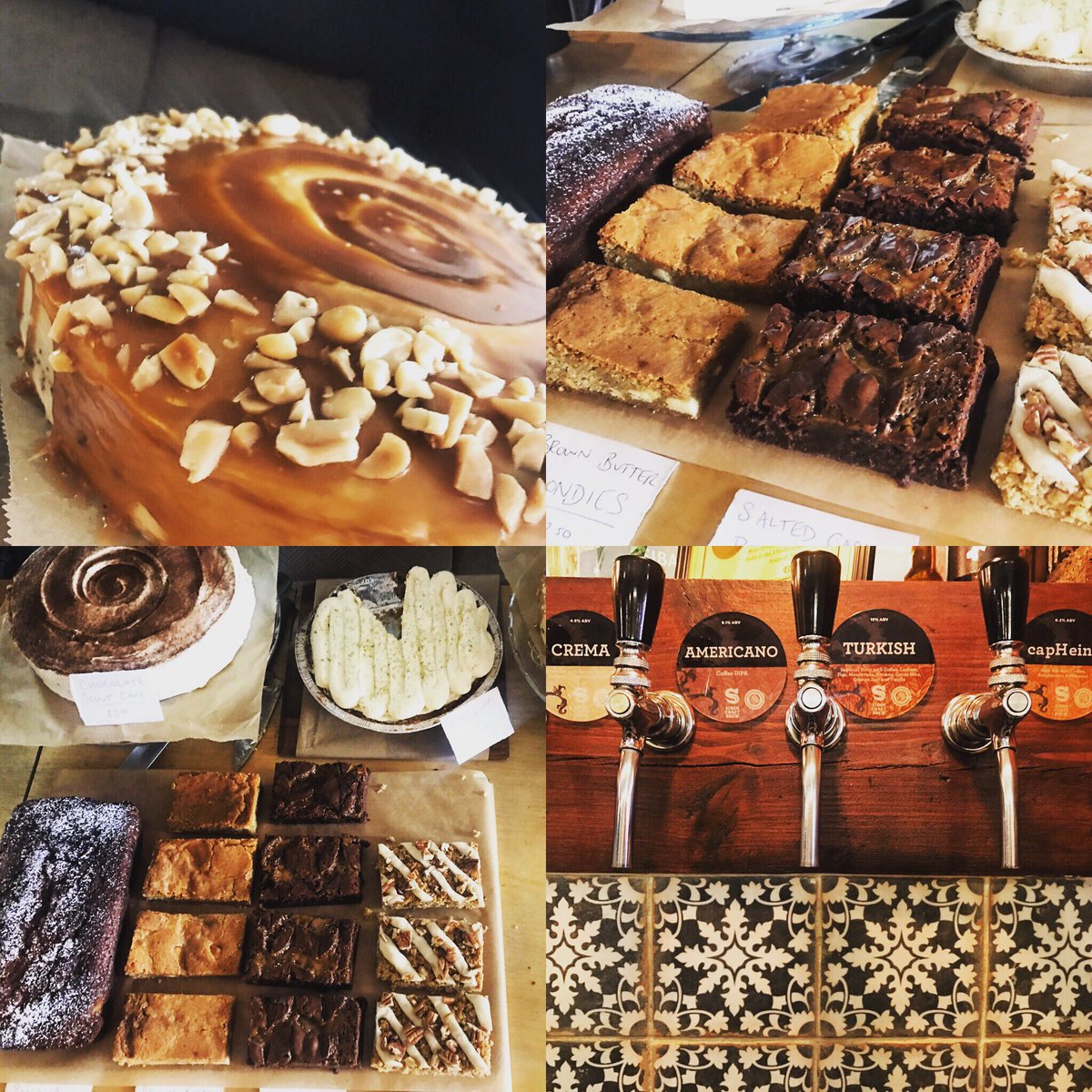 TheSmithfieldNQ's tweet photo. @idlehandscoffee have made some amazing cakes to compliment the Project Barista beers from @sirencraftbrew #cake #beer #beercakes https://t.co/RP38AADqPi