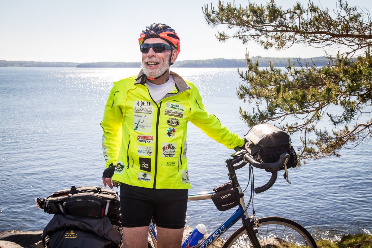 Team4Gary's tweet photo. @rcmpns Keep an eye out for our friend Gary Jones, biking 2,000 km to Toronto to race in #IndyCyclingChallenge for Prostate Cancer https://t.co/Z7QxGnECg7