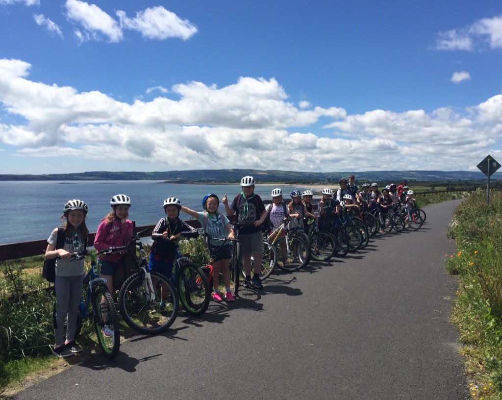Cubs cycling the Greenway. Dungarvan to Durrow and back. 20k , easy peasy!