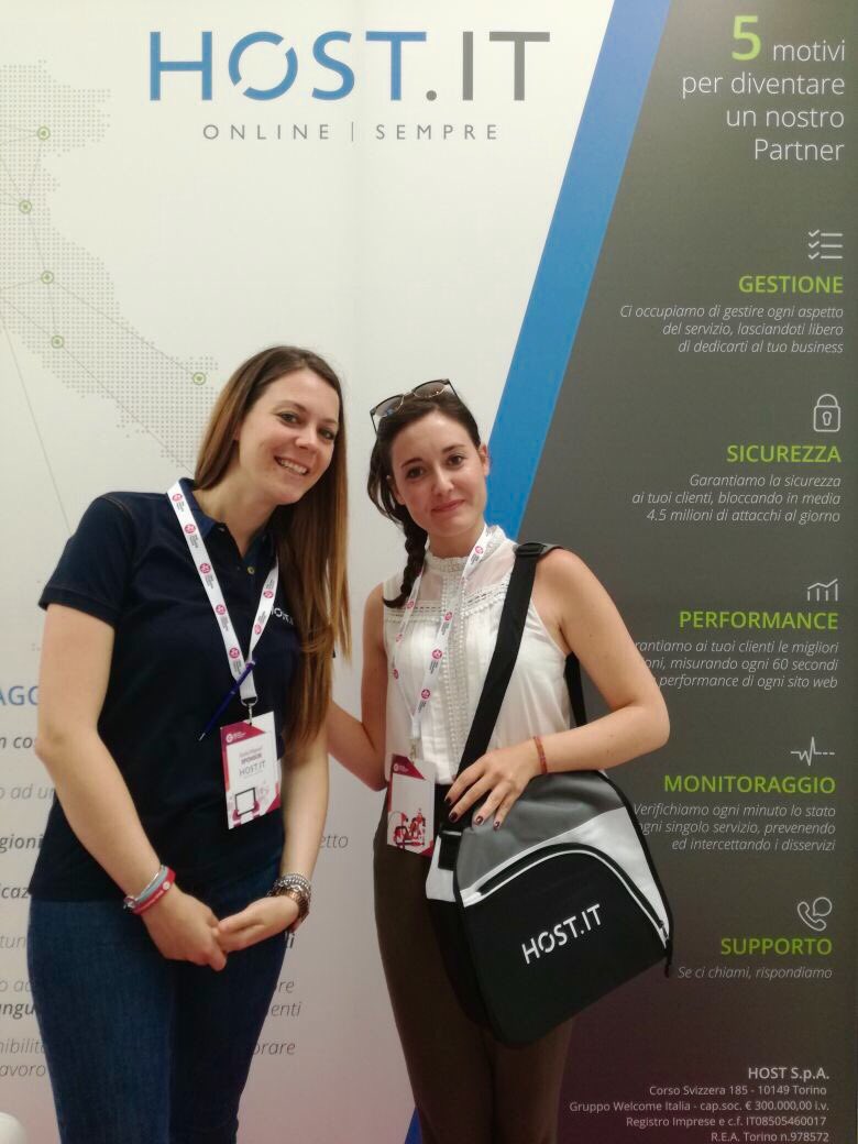 dot_srl's tweet photo. Tanta positività per il  #dominio .SRL dallo staff di @hostdotit a #WMF17 https://t.co/r358Vq0GJt