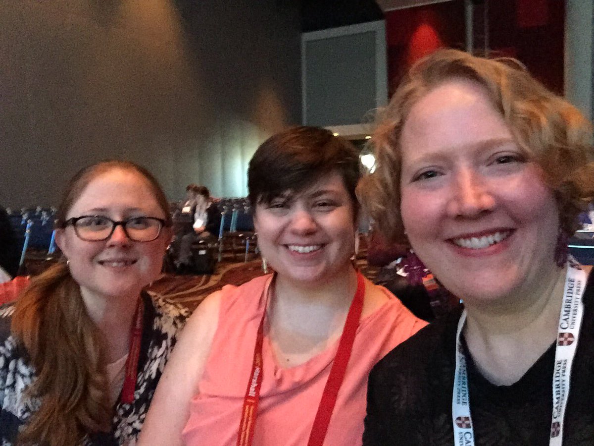abbynaf's tweet photo. Excited to be at #alaac17 with these awesome ladies and about to hear @geneluenyang speak. https://t.co/cb3OMWivaw