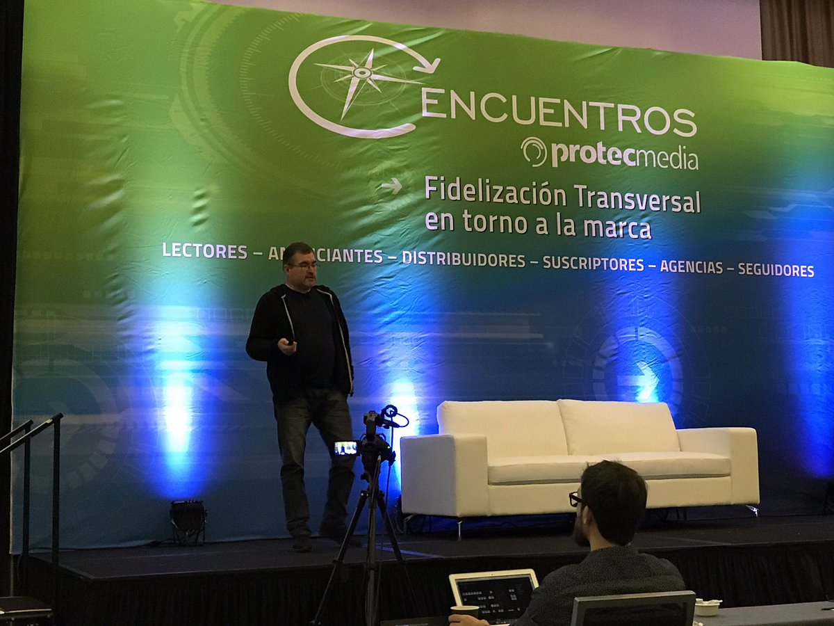 RicardoTrotti's tweet photo. De #SIPConnect2017 a Encuentros de @ProtecmediaESP. Darío Gallo de Clarín sobre las ventajas de Milenio https://t.co/e1Zo0mXWGC
