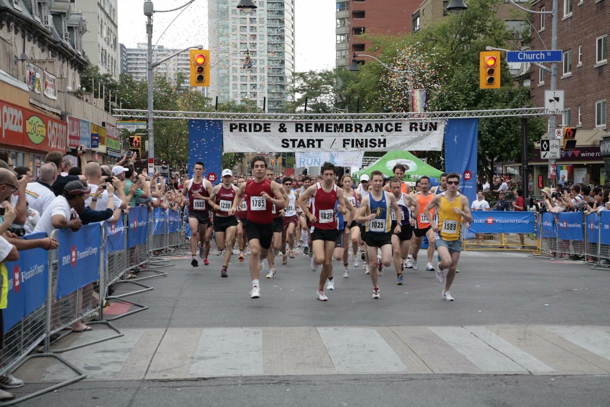 We're proud to be the Platinum Sponsor of the @Pride_Run. Good luck to everyone running today! #Pride2017 #BMOPride