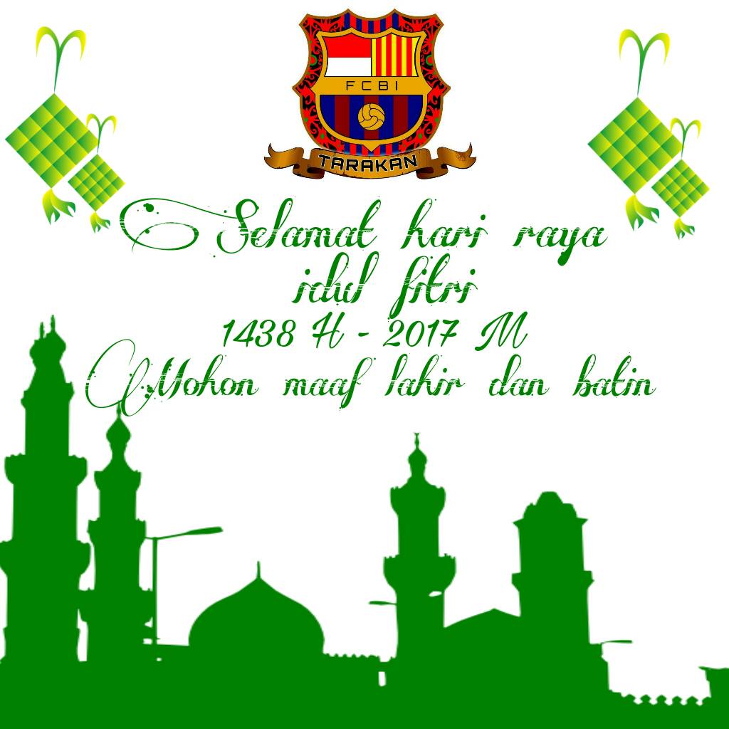 FCBI_Tarakan's tweet photo. SELAMAT HARI RAYA IDUL FITRI 1438H
Minal Aidin Wal Faidzin
Mohon Maaf Lahir dan Batin 

@FCBI_Tarakan
Beserta Pengurus dan Semua Member 🙏 https://t.co/a8GpsirLMn