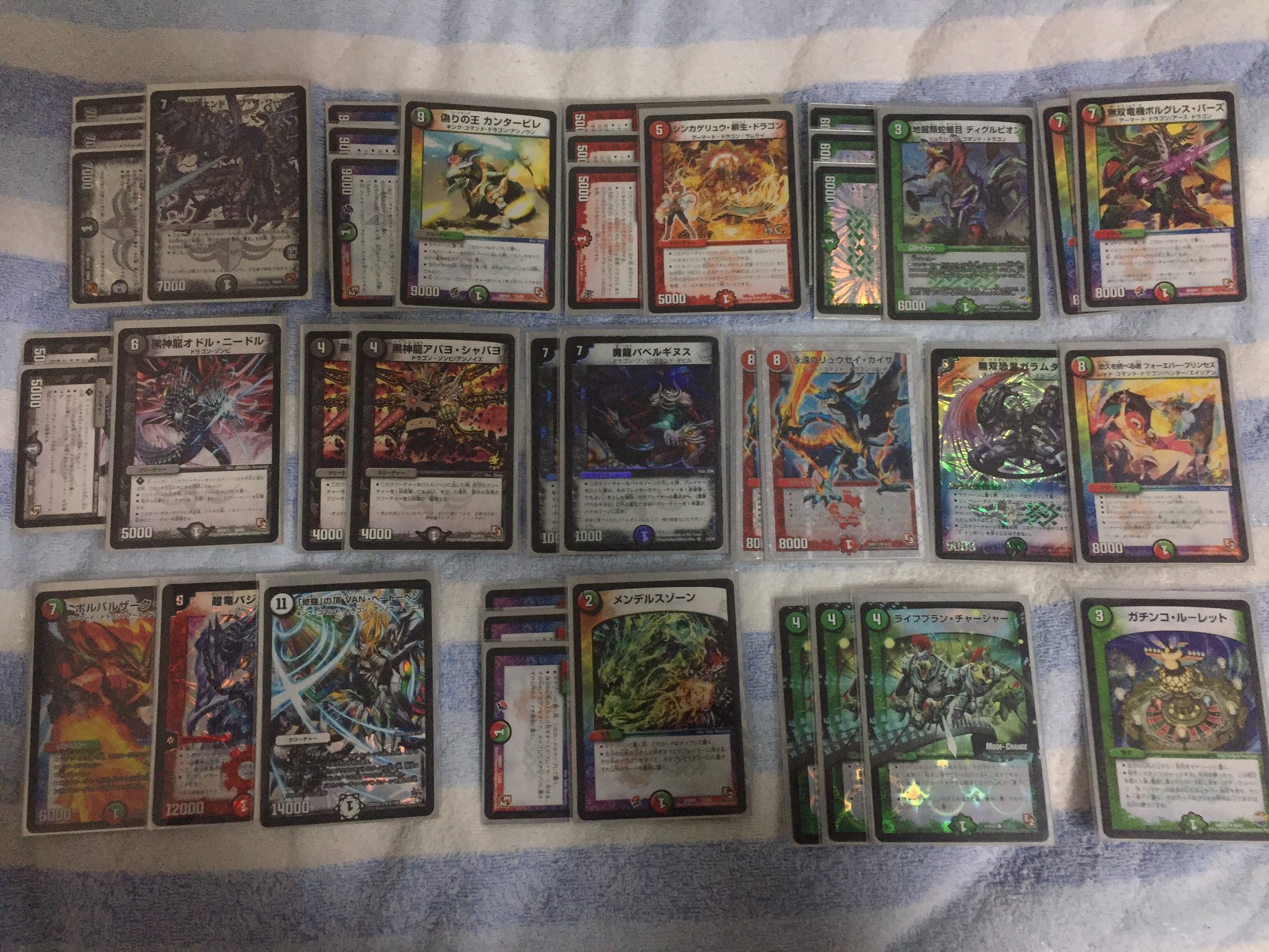 Uzivatel 堕天使 真円集う約束の星 Na Twitteru デュエマデッキ紹介 エザワカンタービレ バベルギヌスは1枚ライフプランかテラネスクに変更する予定