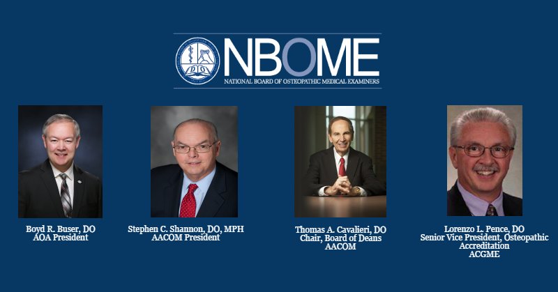 NBOME's tweet photo. Welcome to our special guests who are joining us at the NBOME Board of Directors Midyear meeting today! @AOAforDOs @AACOMmunities @acgme https://t.co/ZKQD4Mazbx