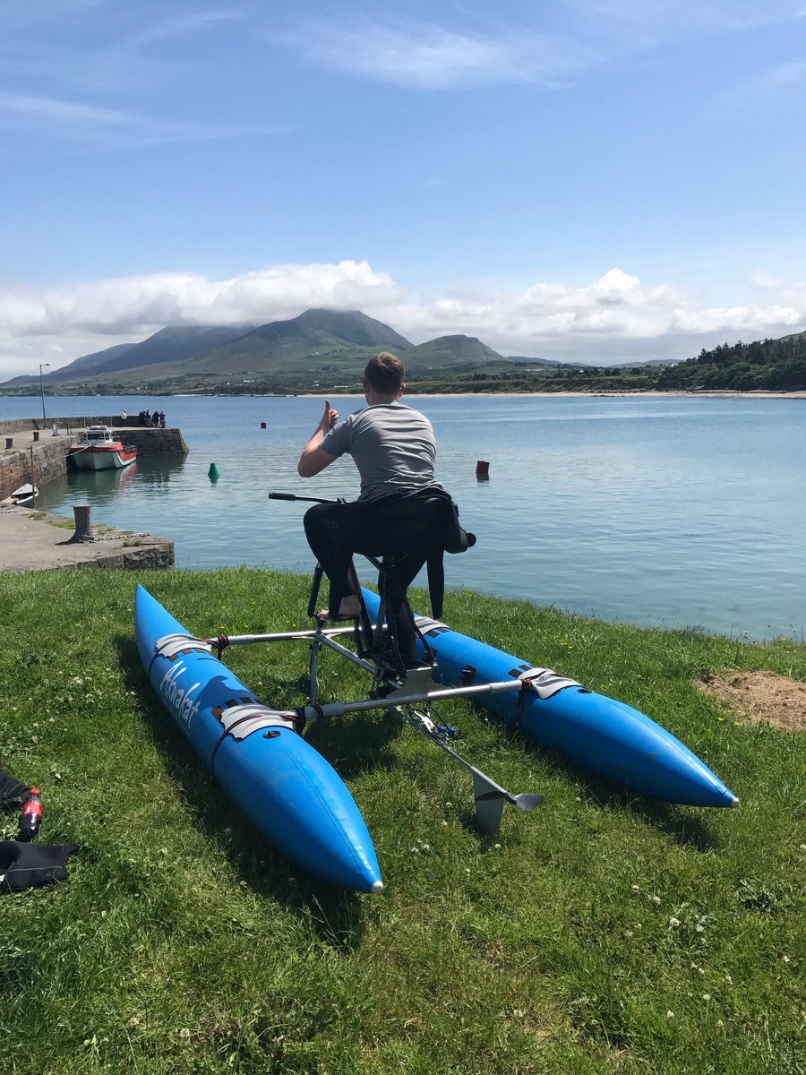 WildAtlanLsr's tweet photo. Try out the #Akwakat for the best all round #exercise on the #water great #fun available in #Louisburgh #Mayo #Holidays #ClewBay #Westport https://t.co/F8XNJGySZb