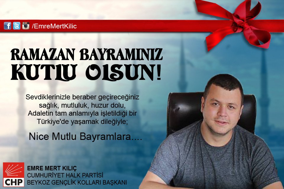 Adaletin tam anlamıyla işletildiği bir Türkiye'de yaşamak dileğiyle;
Ramazan bayramınızı en içten dileklerimle kutlarım.