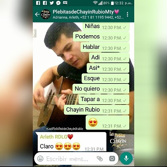 PlebitasDChayin's tweet photo. & asi nosotras con tal de ver a nuestro Chulo❤😍😍🎶🎤 @ChayinRubio
#TeamPlebitas #ChayinRubioOigaa #SecuelasdeAmor📻 https://t.co/F5h5EdsrqG
