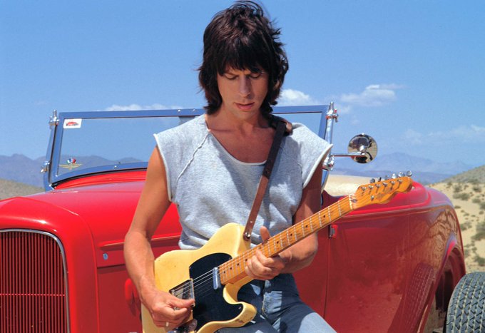 Big   to the guitar meister Jeff Beck - check out brush with the blues...  