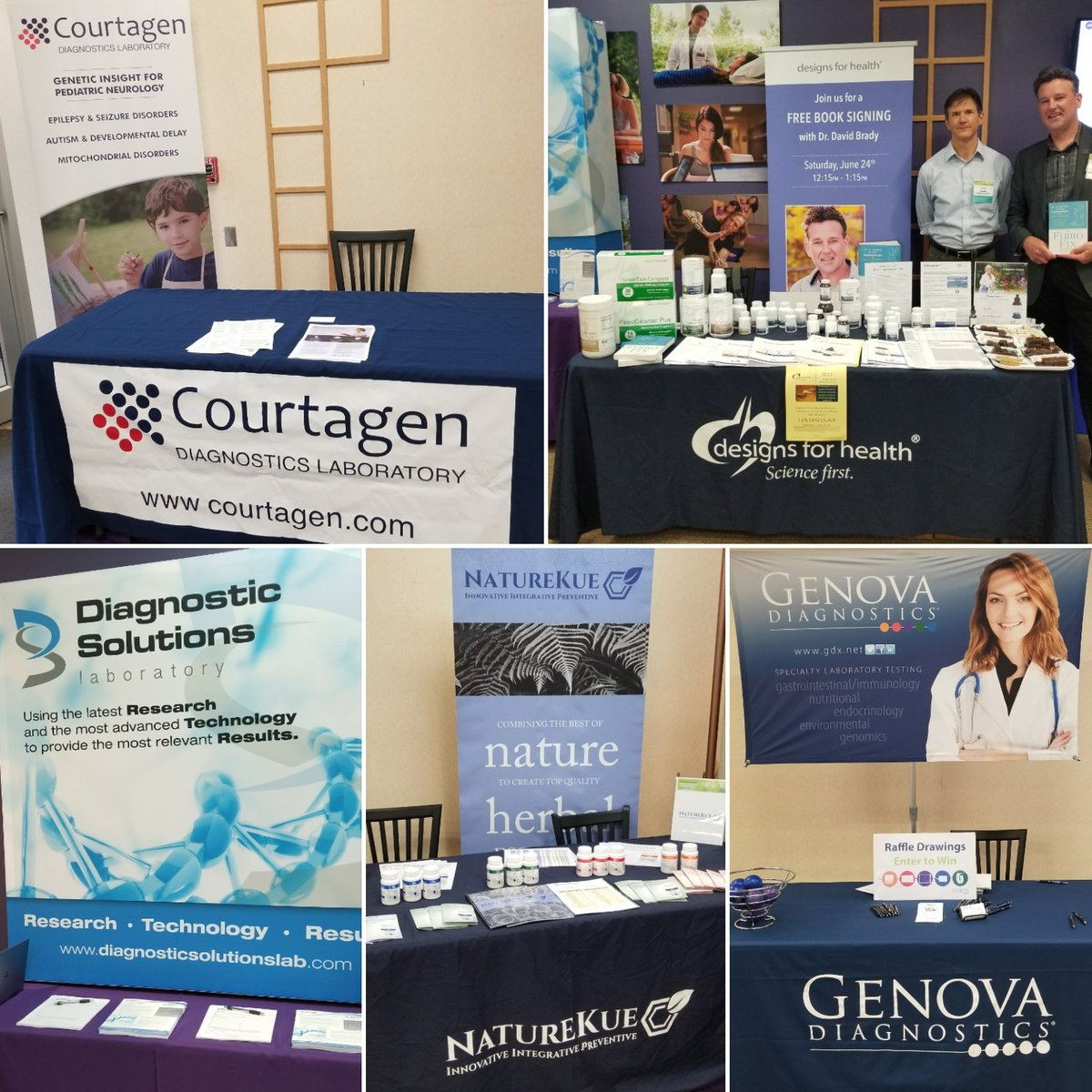 Many thx 2 exhibitors who partnered w @MUIHealth #nutrigenomics symposium: <a href="/Courtagen/">Courtagen</a> <a href="/Designs4Health/">Designs for Health</a> <a href="/DxSolutionsLab/">Diagnostic Solutions Laboratory</a> <a href="/genova_gdx/">Genova Diagnostics</a> NatureKue