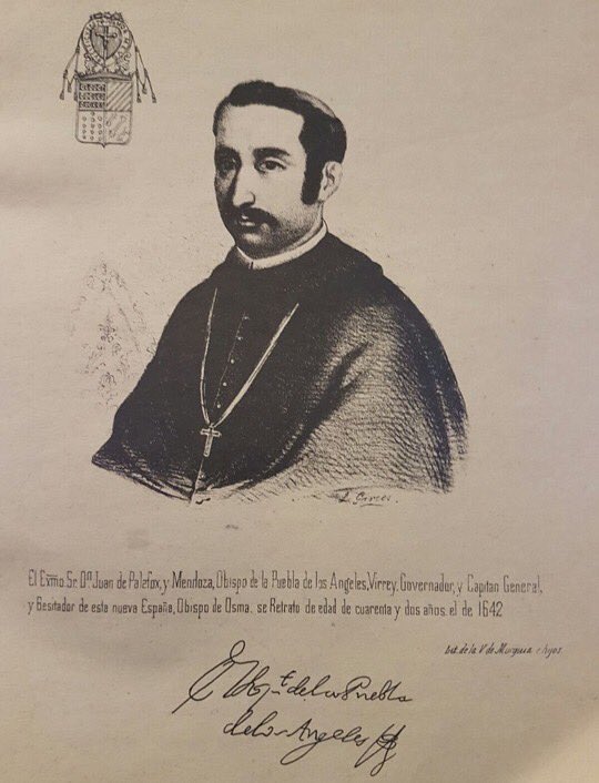 marioriestra's tweet image. #UnDíaComoHoy, en 1600, nace en Fitero, España, don Juan de Palafox y Mendoza, obispo de #Puebla (1640 - 49) #ReDescubriendoPuebla