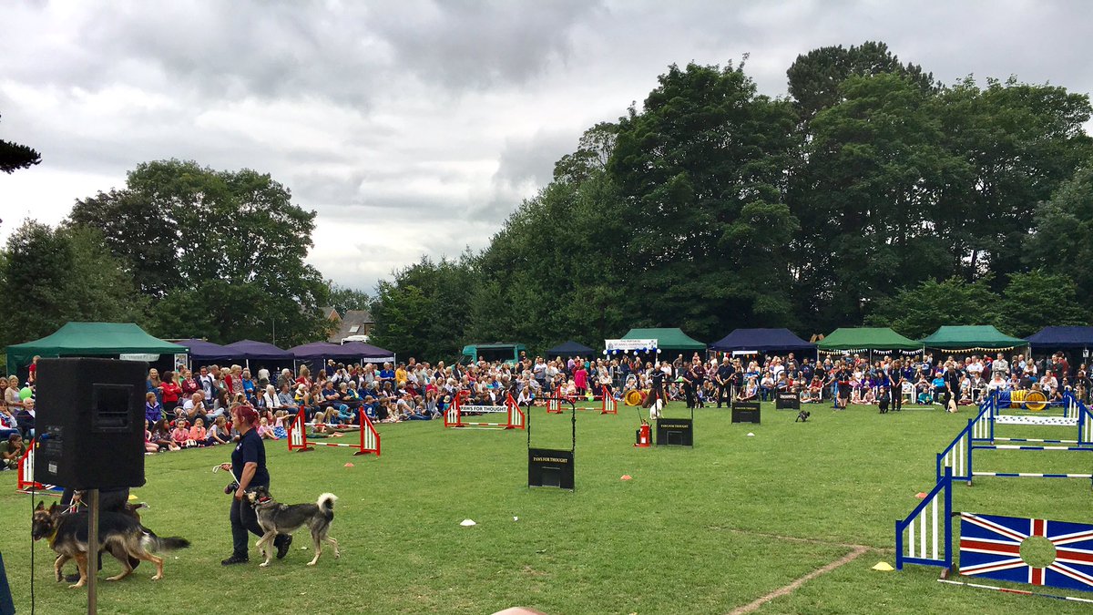 jasperrpollock's tweet photo. @PFTDogDisplay drawing the crowds at #Christleton Fete #Chester this afternoon 🐶 https://t.co/eavIoXkIUv