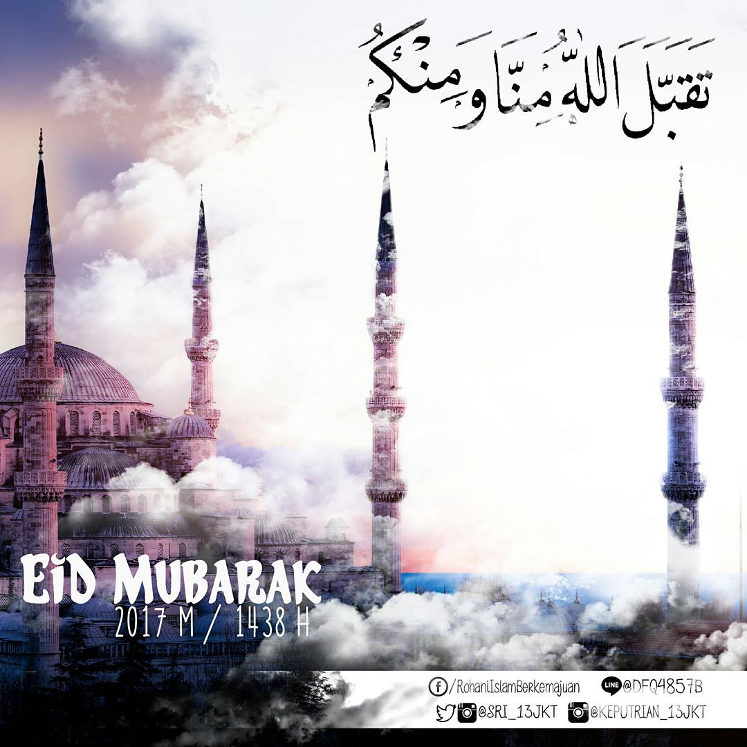 Selamat hari raya idul fitri 😇