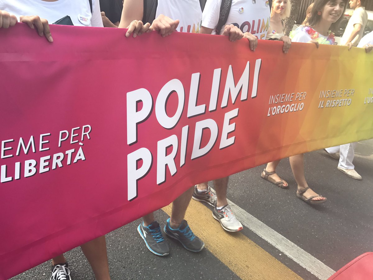 ivanscalfarotto's tweet image. Con #PolimiPride, la presenza orgogliosa del @polimi #PolitecnicodiMilano al #MilanoPride