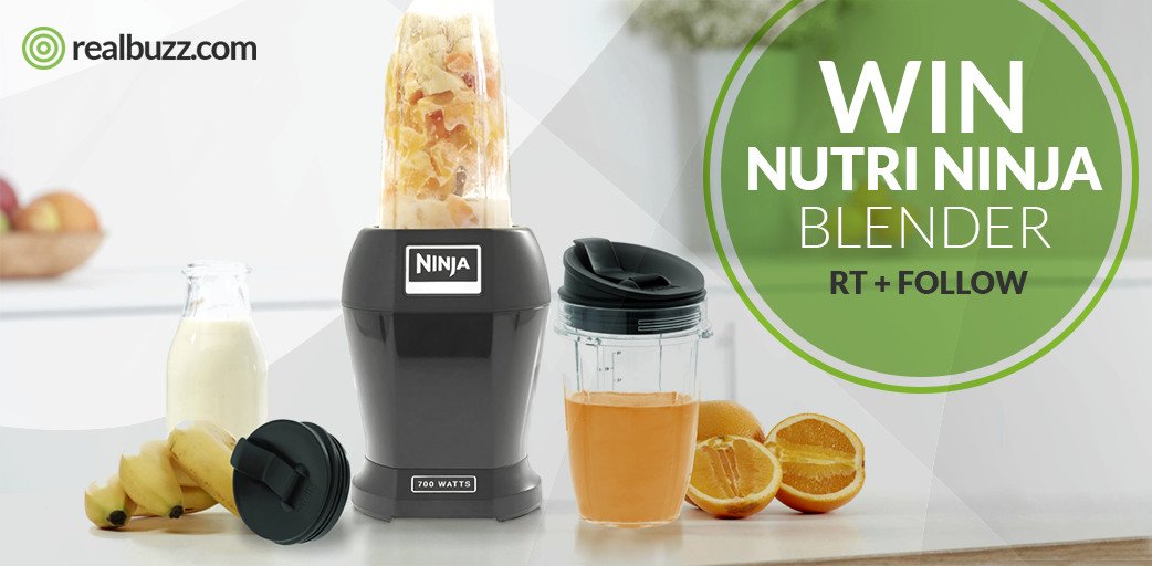 realbuzzcom's tweet image. RT and Follow and you could #win a Nutri Ninja blender this June in our #competition #giveaway 😎
#realbuzzNinja #fitness