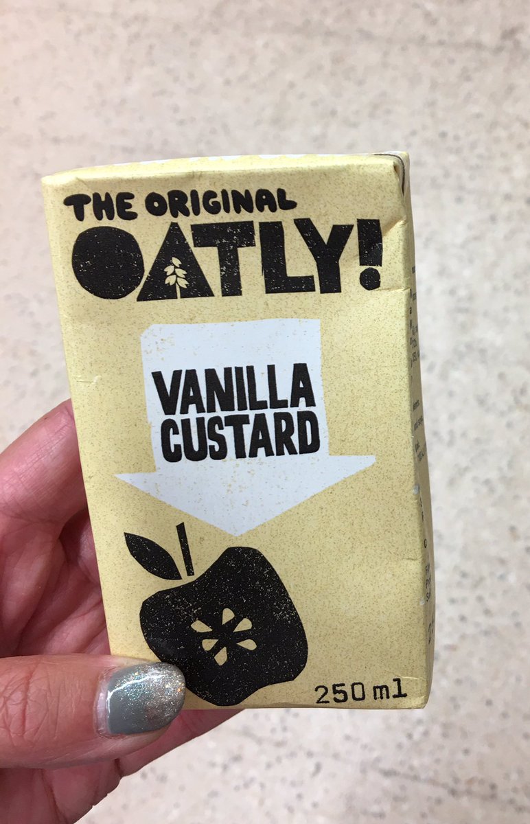 theclairebrumby's tweet photo. Yummy yummy, just spotted this on my #foodguide travels @OatlyUK looking forward to trying it! #oatpower #freefrom #dairyfree π https://t.co/w9roT6nSwI