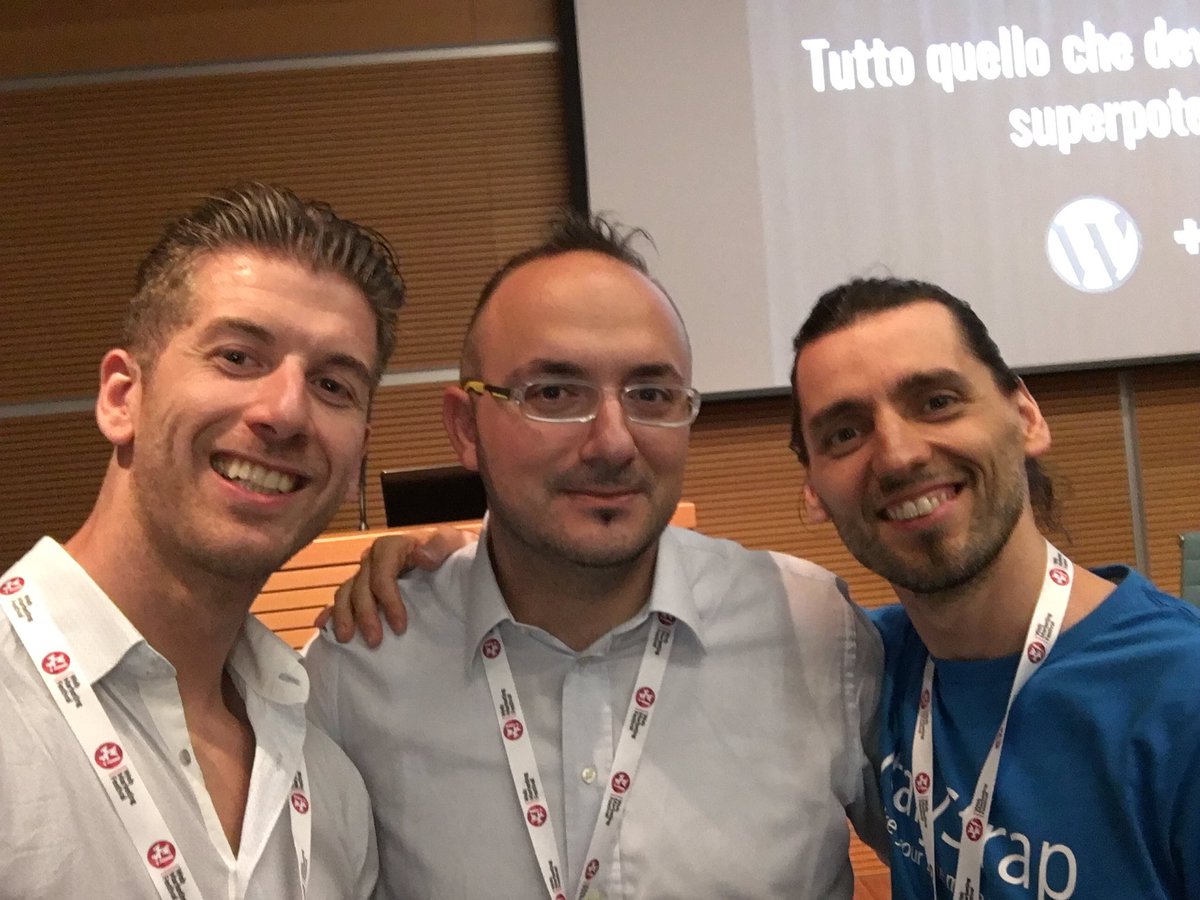 Qui in #salacms si riparte con 2 sessioni di #WordPress con me ed <a href="/overclokk/">Enea Overclokk</a>. Arriva per tempo se non vuoi restare fuori #wmf17