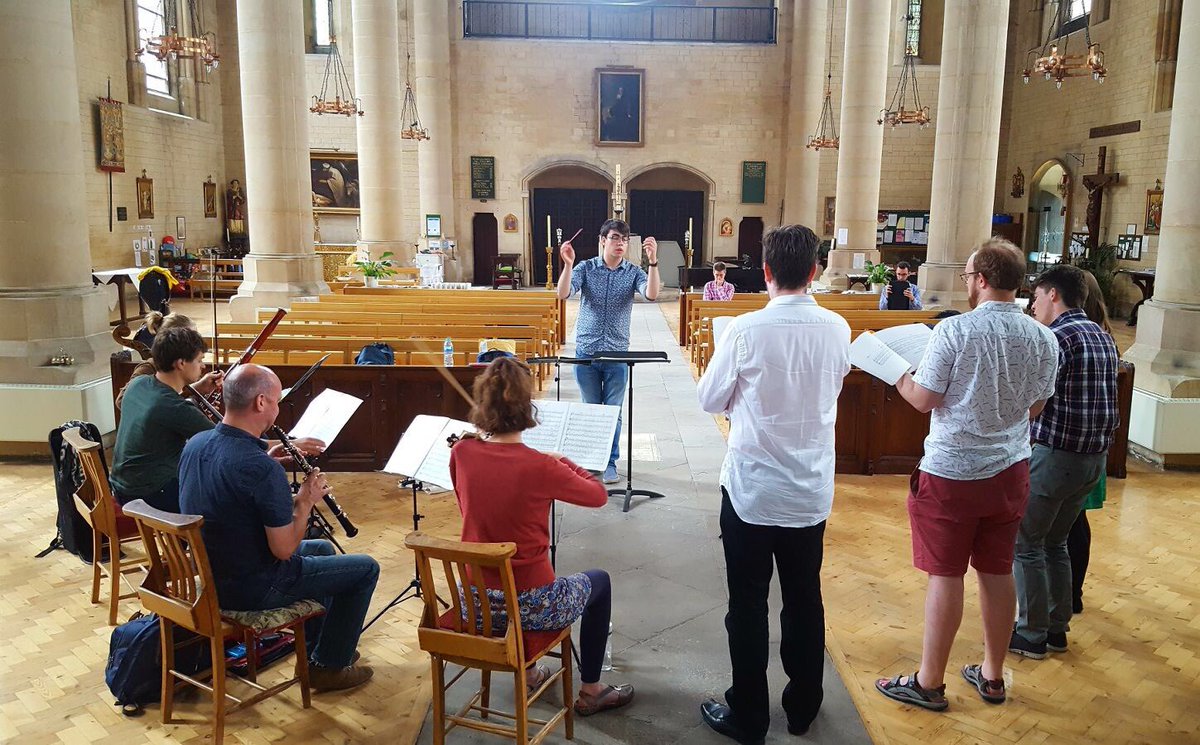 We've just had a great day of rehearsals for Arvo Pärt's 'Passio' - really looking forward to tomorrow's concert in SJSS, part of #LIACC2017