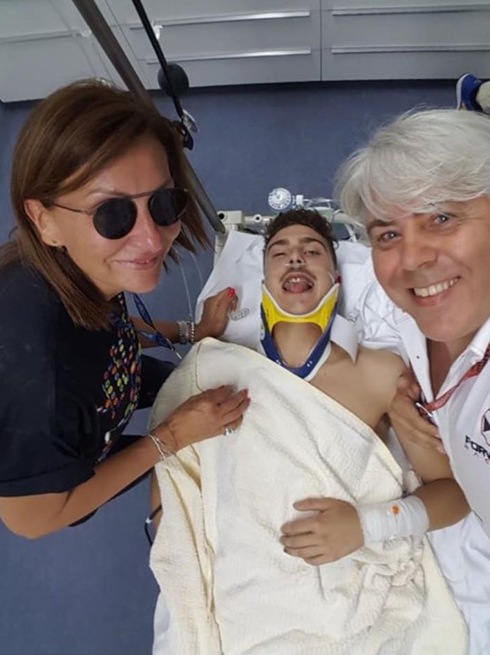 SkySportMotoGP's tweet image. Il sorriso di Lorenzo Baldassarri dall'ospedale di Groningen per dimenticare il terribile spavento #forzabalda