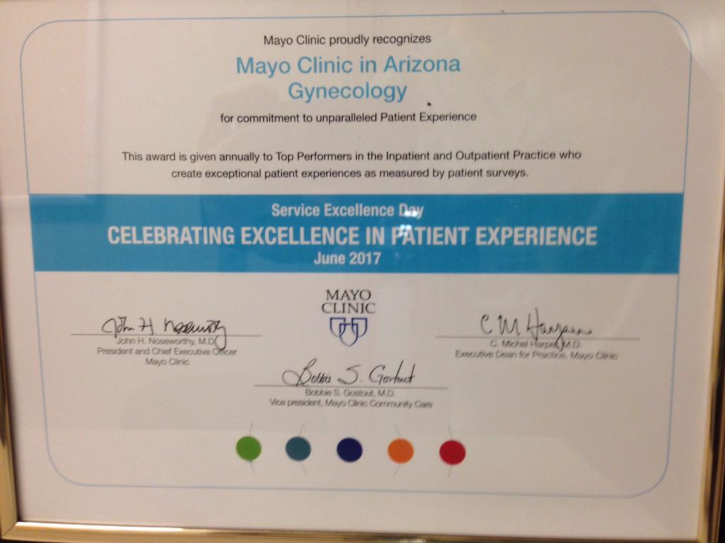 Mayo Clinic OB/GYN tweet media
